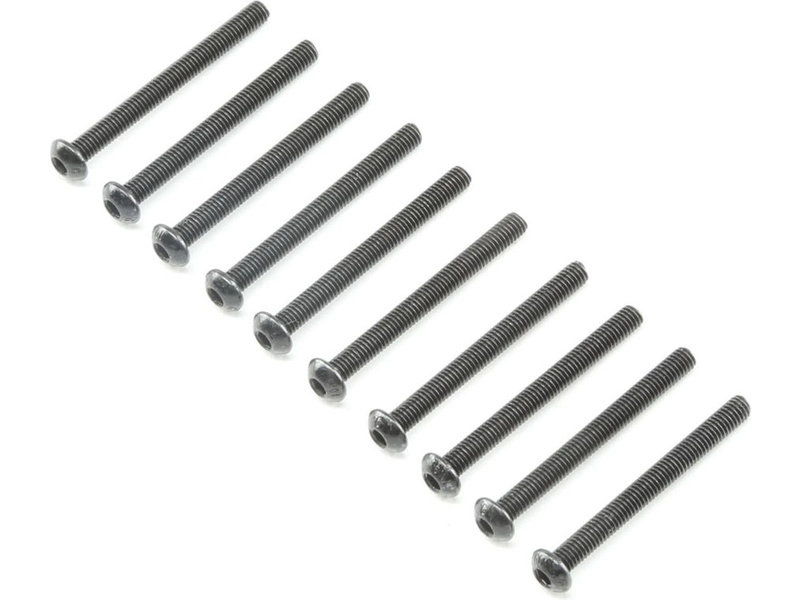 Losi skrutka Button Head M3x30mm (10)