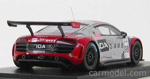 Spark-model Audi R8 Lms Kk Performance N 98 1000km Zhuhai Ilmc Winner Class Lmgtc 2010 M.lee - A.yoong - M.marsh 1:43 Red Silver