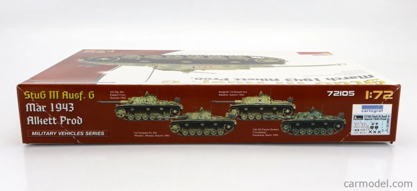 Miniart Tank Stug Iii Ausf. G Military 1943 1:72 /