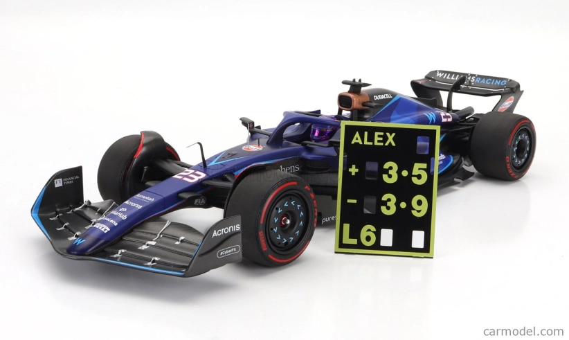 Minichamps Williams F1  Fw45 Team Williams Racing N 23 Season 2023 Alexander Albon 1:18 Blue