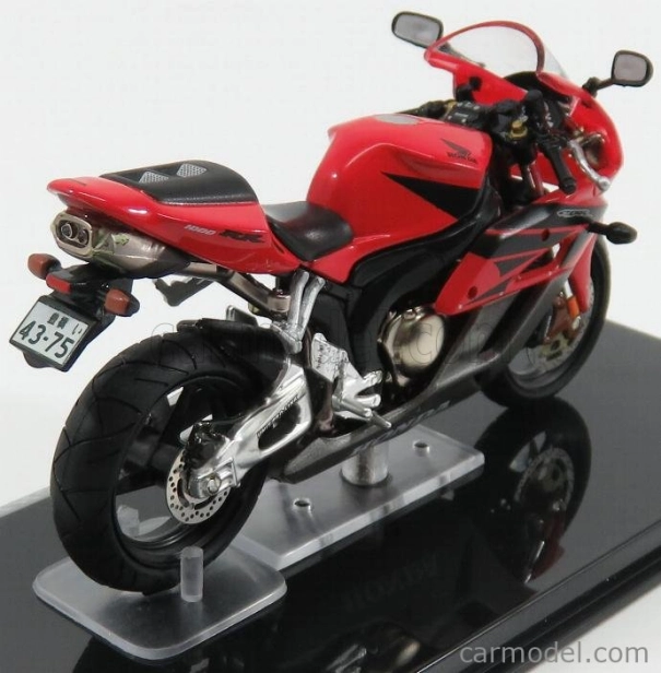 Edicola Honda Cbr 1000rr Fireblade - Damage Display Box 1:24 Červená Černá