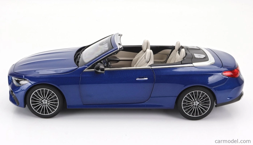 Norev Mercedes benz Cle-class Cabriolet (a236) Amg Line 2024 1:18 Spektrální Modrá Černá