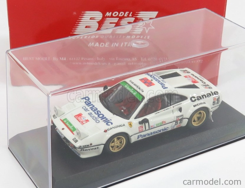 Najlepší model Ferrari 308 Gtb Gr.4 N 11 Winner Rally Del Ciocco 1982 De Antoni - Tognana 1:43 Biela