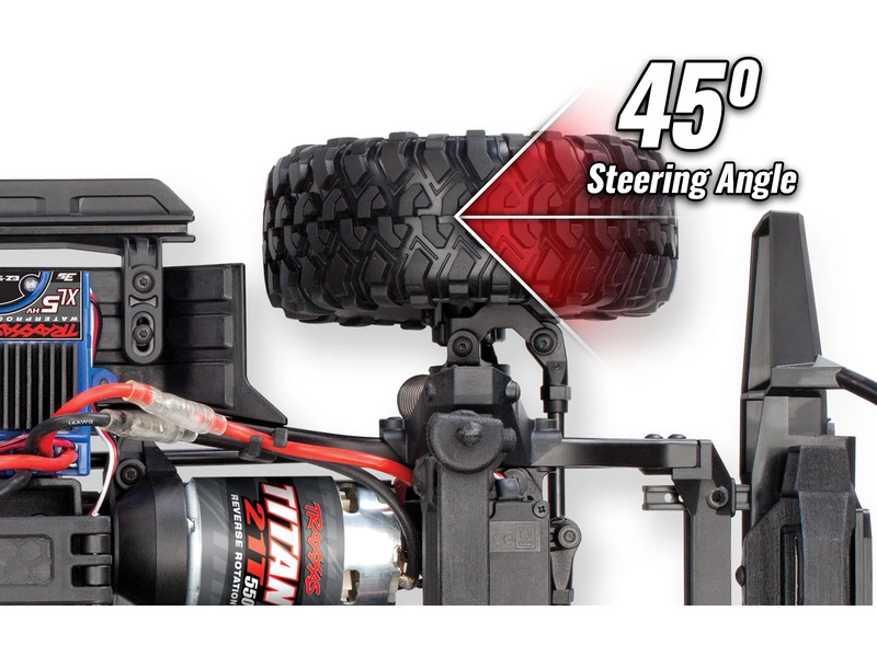 RC auto Traxxas TRX-4 Tactical Unit 1:10 TQi