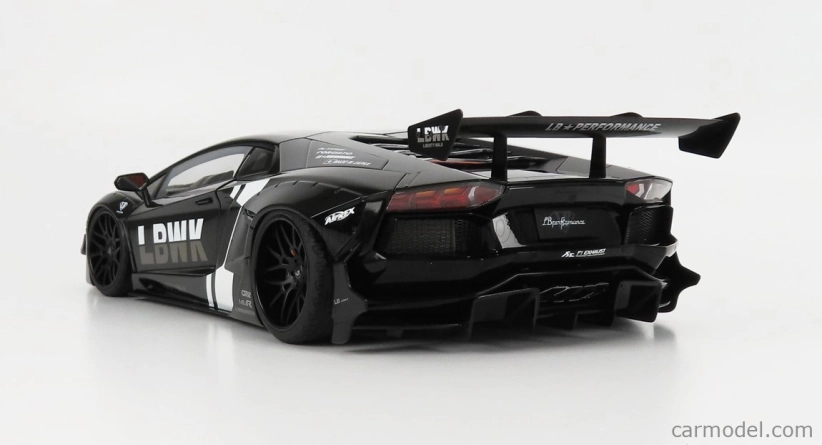 Autoart Lamborghini Aventador Liberty Walk 2017 1:18 čierna