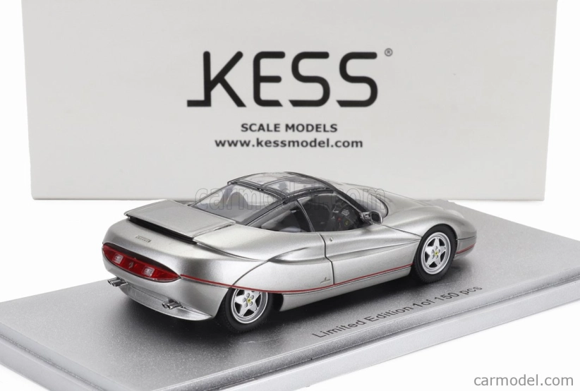 Kess-model Ferrari F90 Pininfarina 1988 - Osobné auto Brunejského sultána 1:43 Strieborná