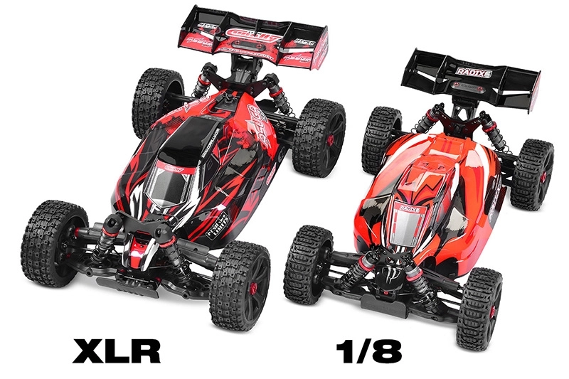 RC auto Asuga XLR 6S - buggy 4WD - RTR, modrá