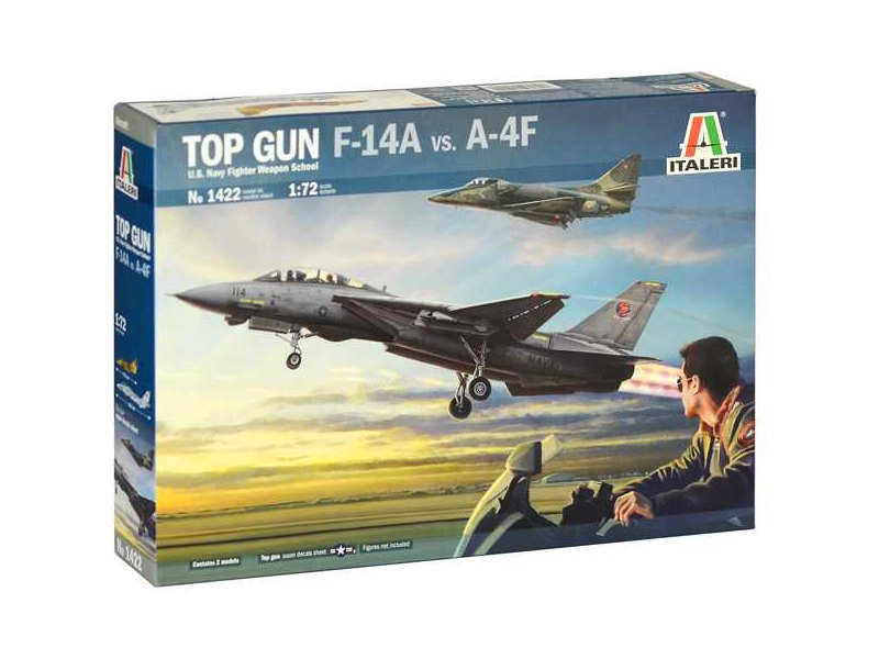 Italeri Grumman F-14A Top Gun, Douglas A-4F (1:72)