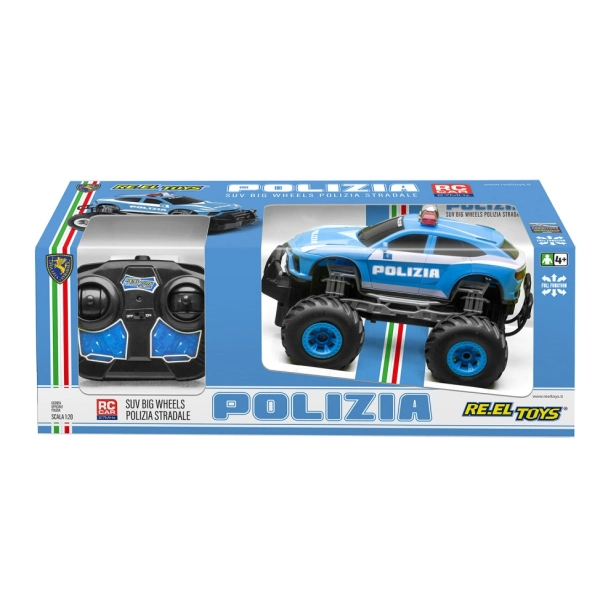 RC auto Big Wheels SUV Polizia