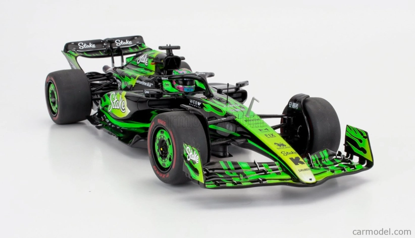 Solido Sauber F1 C44 Team Stake Kick N 77 Las Vegas Usa Gp 2024 Valtteri Bottas 1:18 Green Black