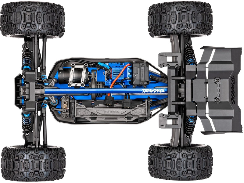 RC auto Traxxas Sledge s pásovými pneumatikami 1:8 RTR, modré