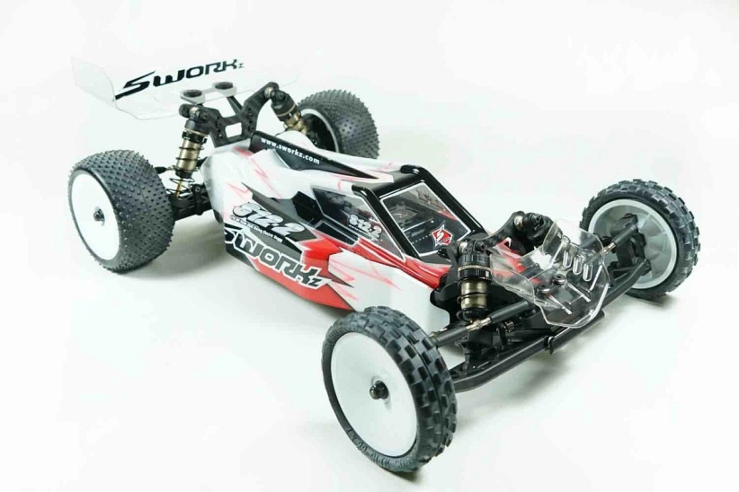 RC stavebnice SWORKz S12-2C “Carpet” 1/10 2WD Off-Road Racing Buggy PRO