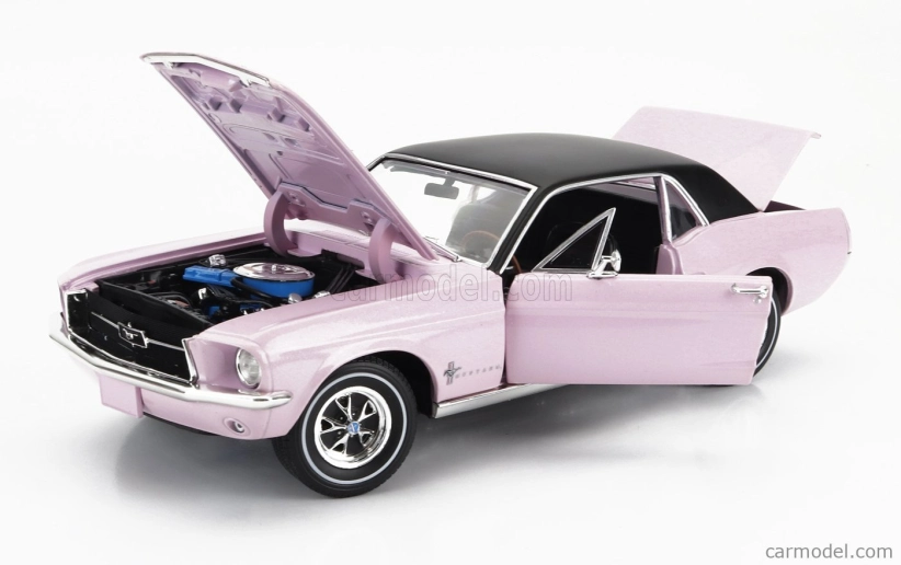 Greenlight Ford usa Mustang Coupe 1968 - The She Country Mustang 1:18 Ružová čierna