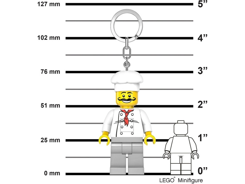 LEGO svietiaca kľúčenka – Iconic Šéfkuchár