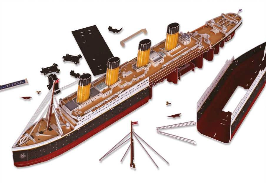 Revell 3D Puzzle – RMS Titanic s LED osvetlením