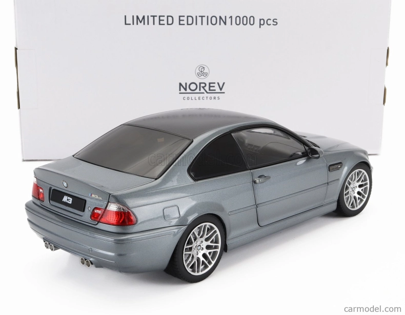 Norev BMW radu 3 M3 Csl (e46) Coupe 2003 1:18 Carbon Grey