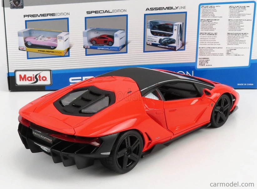 Maisto Lamborghini Centenario Lp770-4 2016 1:18 oranžovo-čierna