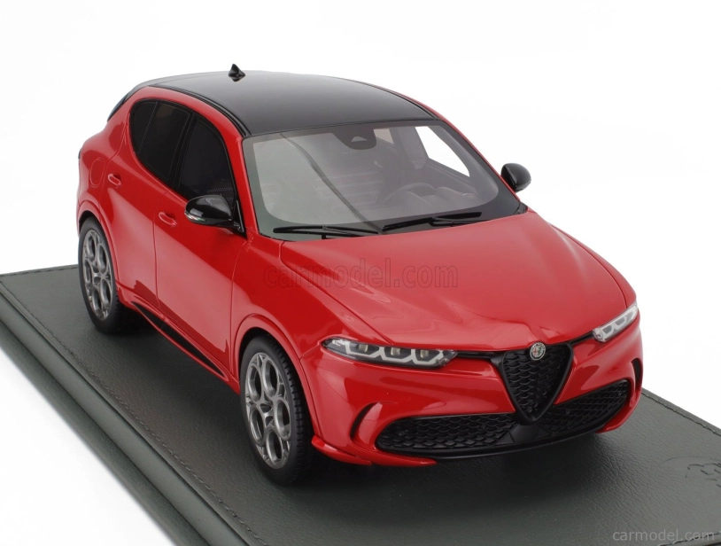 Bbr-models Alfa romeo Tonale Tributo Black Roof 2023 - Con Vetrina - S vitrínou 1:18 Rosso Alfa - červená