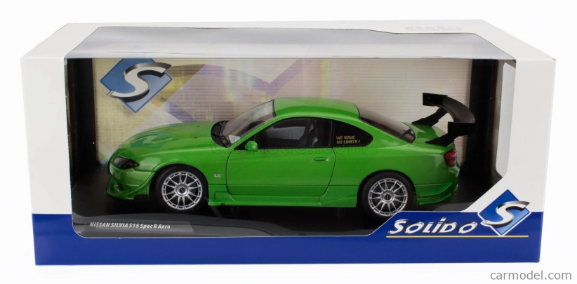 Solido Nissan Silvia (s15) Coupe Spec-r Aero 1999 1:18 Green Met