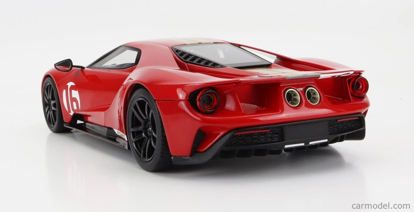 Gt-spirit Ford usa Gt Heritage Edition N 16 Alan Mann 2022 1:18 Červená zlatá