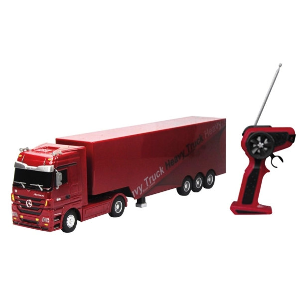 RC kamión Mercedes-Benz Actros, červená