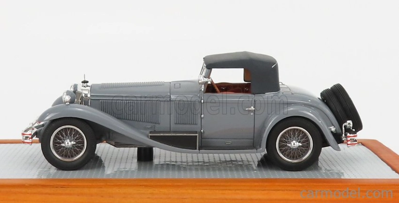 Ilario-model Mercedes Benz 710ss Spider Sn36208 Roadster Cabriolet Castagna Closed 1929 - Aktuálne auto 1:43 Grey