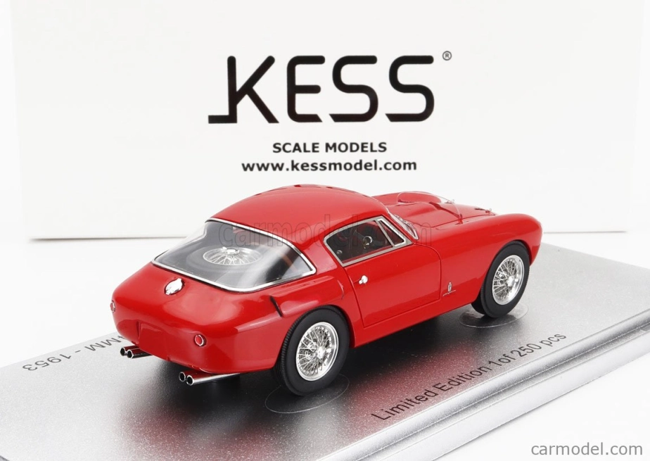 Kess-model Ferrari 250mm Sn0252mm Berlinetta Pininfarina 1953 1:43 Červená