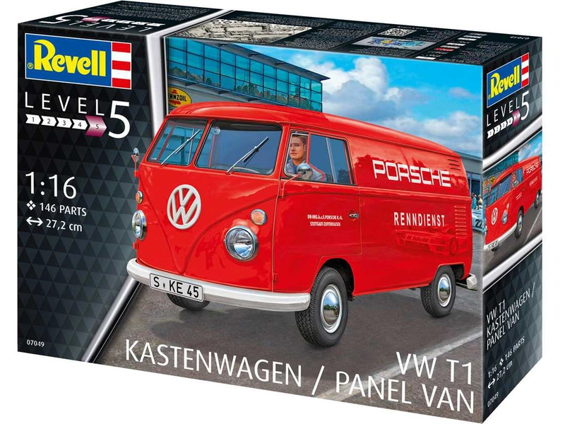 Revell 07726 - Maquette automobile fourgon VW T1 Gulf 1/24