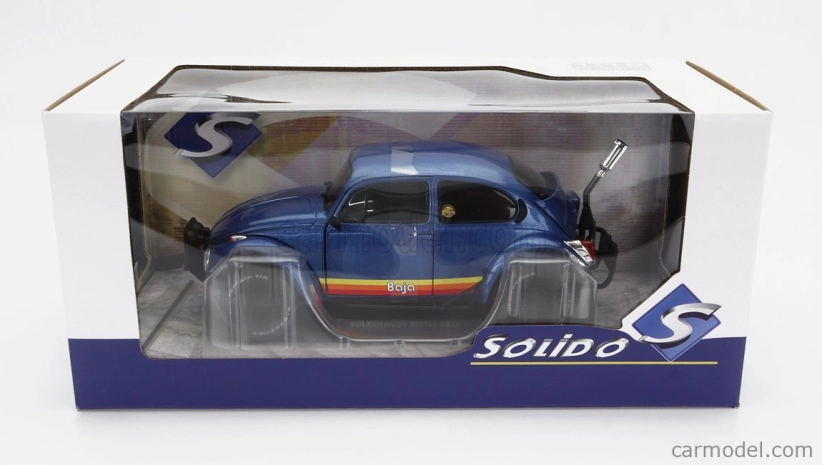Solido Volkswagen Beetle Maggiolino Baja 1975 1:18 Modrá