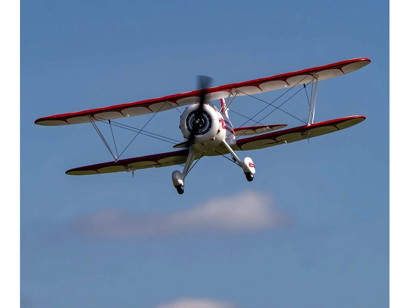 RC letadlo E-flite Waco 0.55m SAFE Select BNF Basic bílé