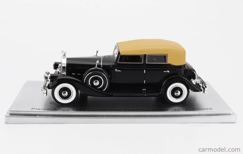 Kess-model Pierce arrow 124 Cabrio Berline Sedan Le Baron Closed 1933 1:43 Black