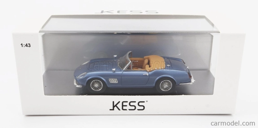 Kess-model Modena 250gt California Spider Open 1961 1:43 Light Blue Met