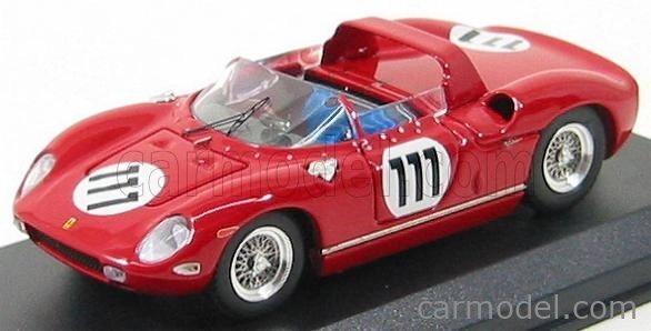 Art-model Ferrari 250 P N 111 Nurburgring 1963 Scarfiotti - Parkes 1:43 Červená