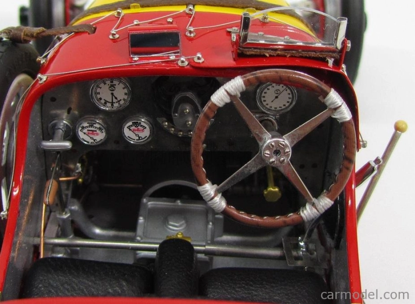 Cmc Bugatti T35 N 18 National Colour Project Spain 1924 1:18 Červená Žlutá