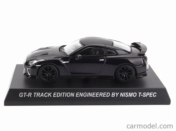 Kyosho Nissan Gt-r (r35) Track Edition Engineered By Nismo T-spec Coupe 2022 1:64 Black