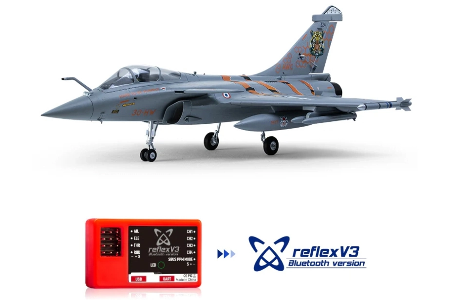 Rafale EDF 64mm PNP Zelená