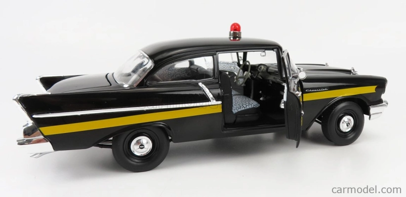 Highway61 Chevrolet 150 Sedan Kentucky State Police 1957 1:18 čierna
