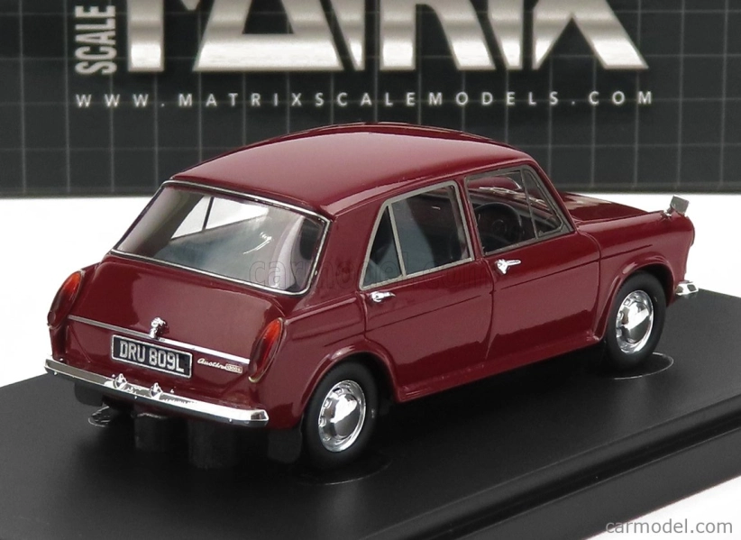 Modely v mierke Matrix Austin 1300 Mkiii 4-dverový 1971 1:43 Bordeaux