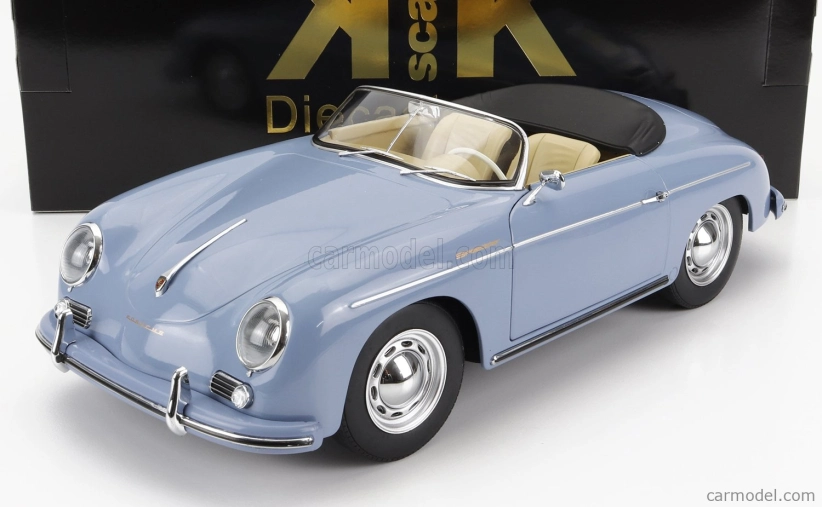 Porsche 356a Speedster 1955 v mierke 1:12, svetlo modrá