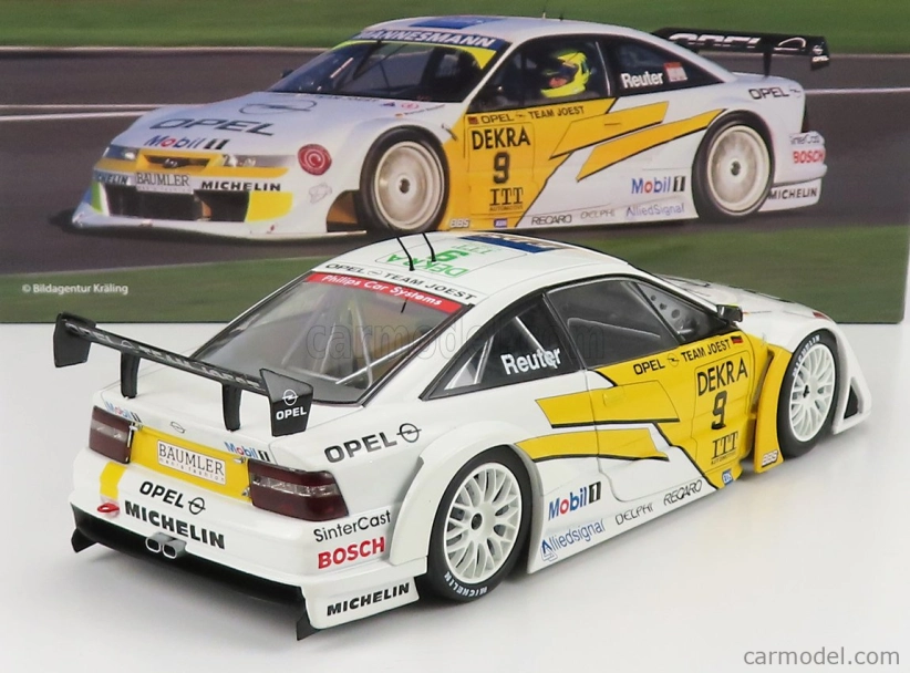 Werk83 Opel Calibra V6 4x4 Team Joest N 9 Dtm Itc 1995 M.reuter 1:18 Bielo žltá