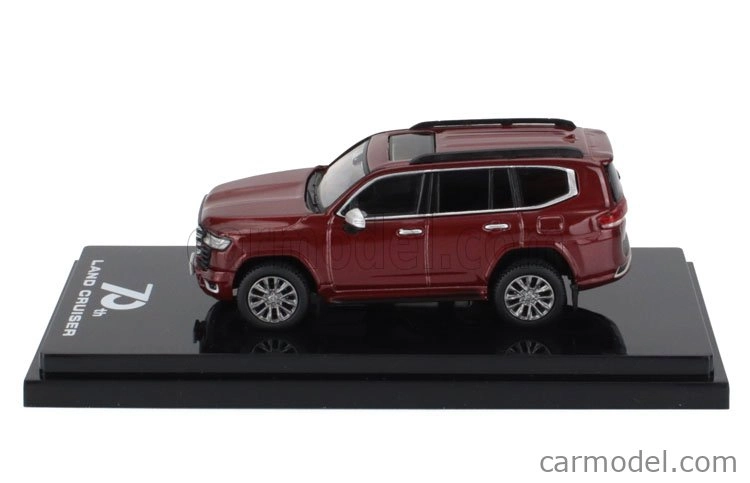 Zapaľovanie modelu Toyota Land Cruiser (ja300w) Zx 2023 1:64 Red Mica Met