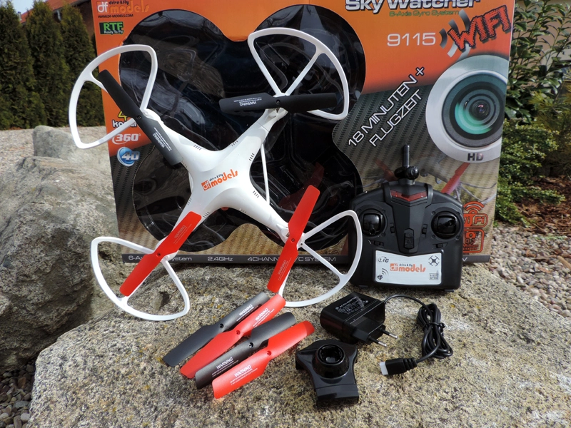 RC dron Sky Watcher 3 - 18min. letu - FPV
