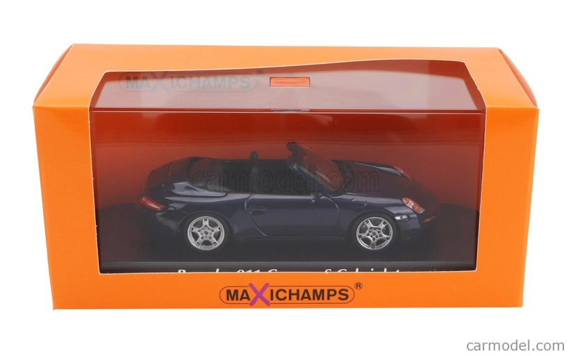 Minichamps Porsche 911 997 Carrera S Cabriolet 2005 1:43 Blue Met