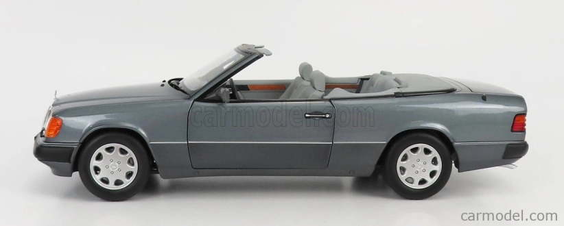Norev Mercedes benz E-class 300ce 24v (a124) Cabriolet Open 1991 1:18 Grey Met