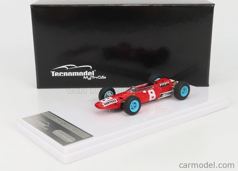 Tecnomodel Ferrari F1 512 N 8 Italy Gp 1965 John Surtees 1:43 Červená