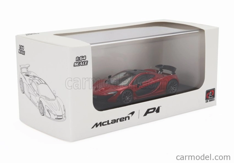 LCD model Mclaren P1 2013 1:64 Red