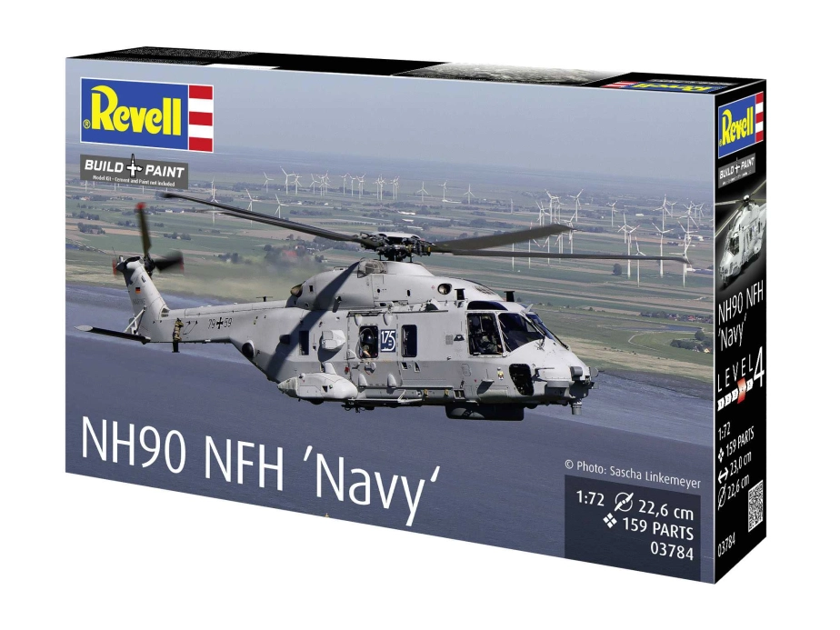 Plastic ModelKit vrtuľník 03784 – NH90 NFH "Navy" (1:72)