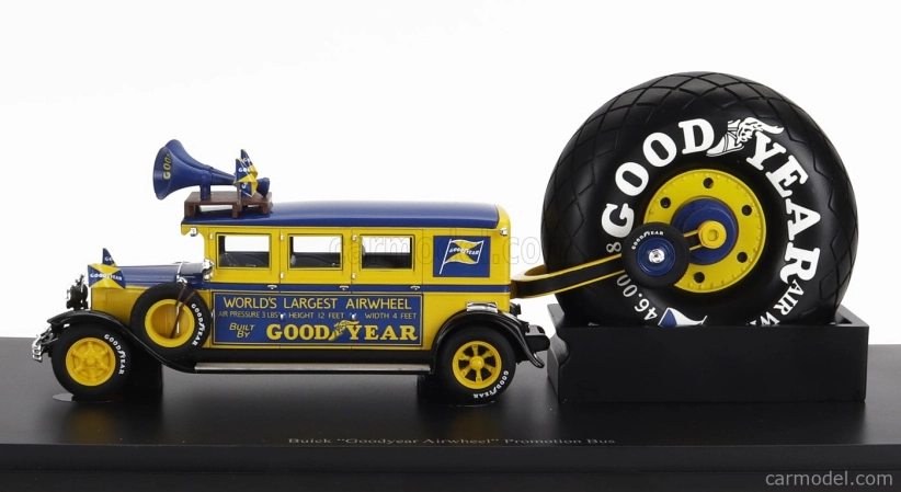 Autocult Buick Goodyear Airwheel Promotion Autobus Usa 1929 1:43 Žlutá Modrá