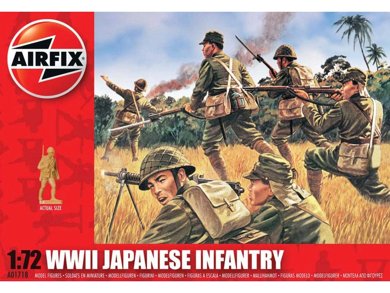 Airfix figúrky - Japonská pechota 2. svetovej vojny (1:72)