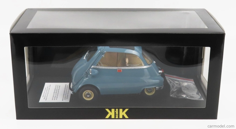BMW Isetta 1959 v mierke 1:12 modrá sivá